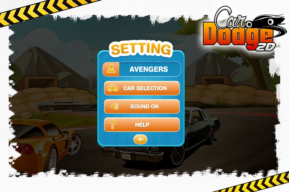 Car Dodge 2D - Real 2 Lanes Car Racing Fun Game screenshot 2