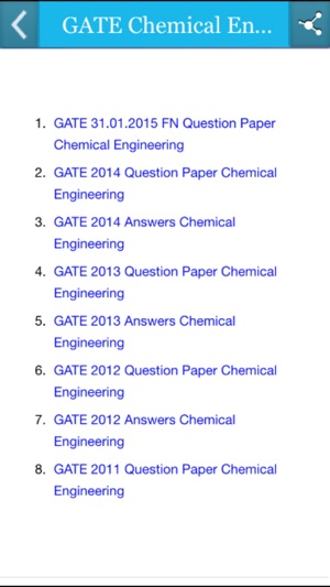 GATE Chemical Engineering