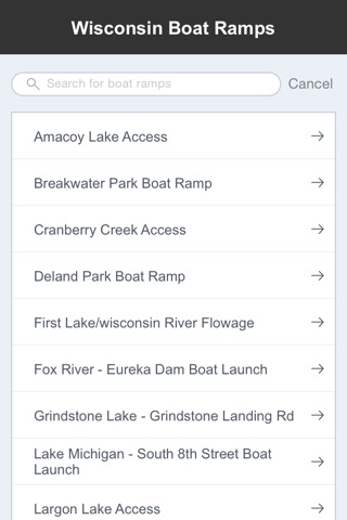 Wisconsin Boat Ramps & Fishing Ramps screenshot 2