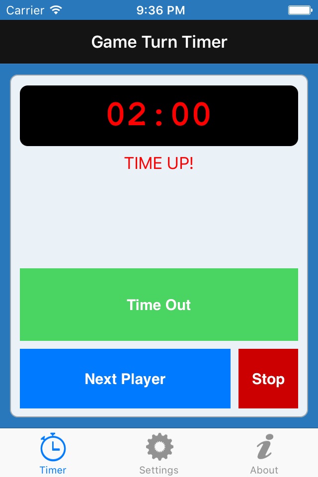 Game Turn Timer - for scrabble screenshot 4