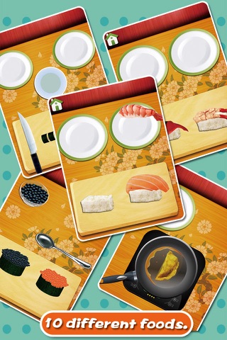 sushi maker Preschool kids games free screenshot 2