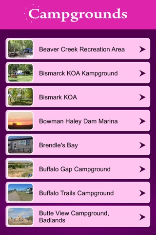 North Dakota Campgrounds and RV Parks screenshot 2