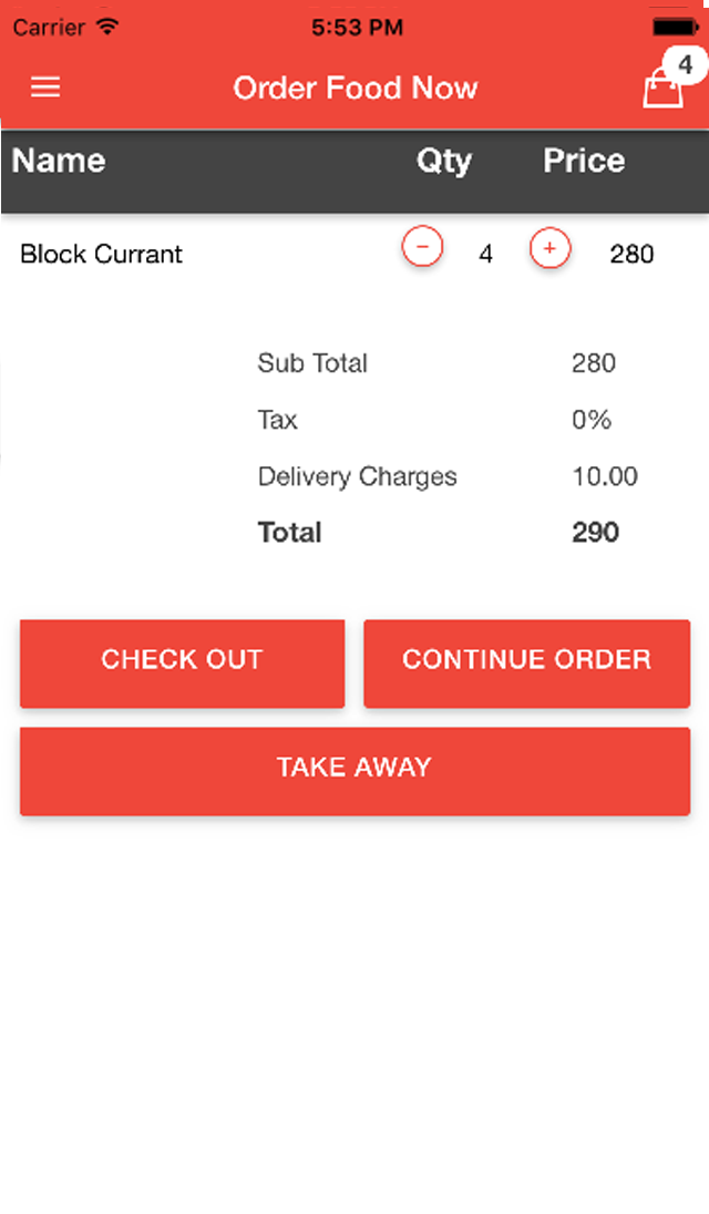 Order food now