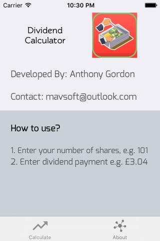 Dividend Calculator screenshot 3