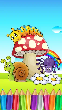 Game screenshot Butterfly Fairy and Bugs Coloring Book Drawing for Kid Games mod apk