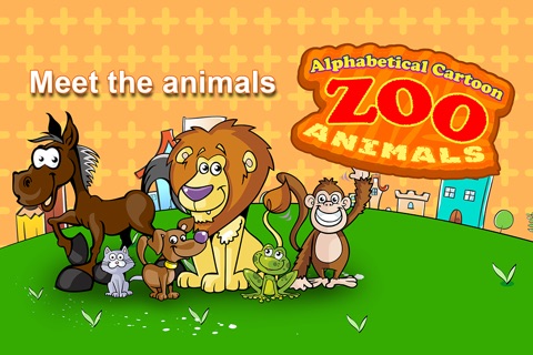 Alphabetical Cartoon Zoo Animals screenshot 3