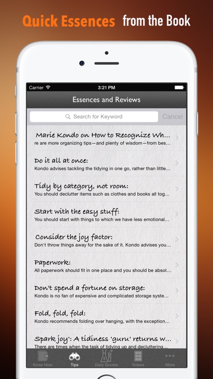 Spark Joy: Practical Guide Cards with Key Insights and Daily Inspiration