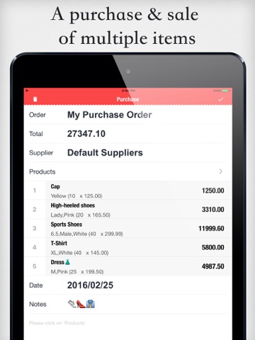 Items Storage 3 for iPad - Retail inventory & Sales orders management screenshot 3