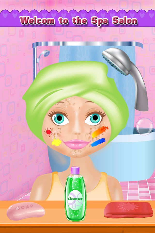 Baby Face Art Salon - Girls Games screenshot 4