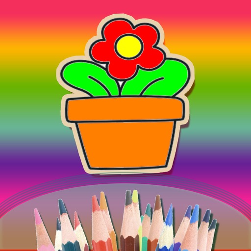 Kids love coloring book - Basic stage of enlightenment - Children's Painting Games iOS App