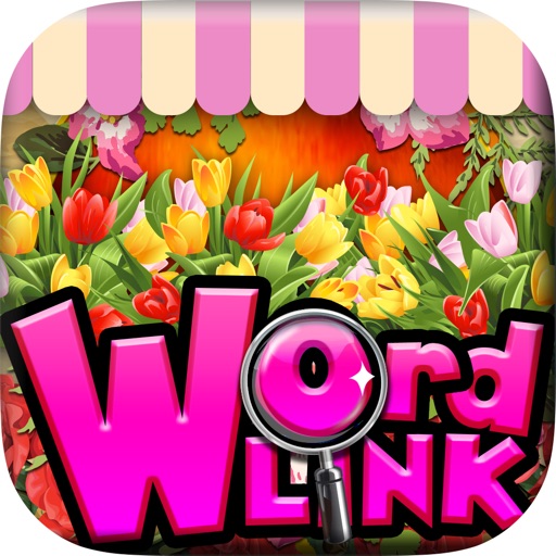 Words Link : Flower in The Garden Search Puzzles Game Pro with Friends