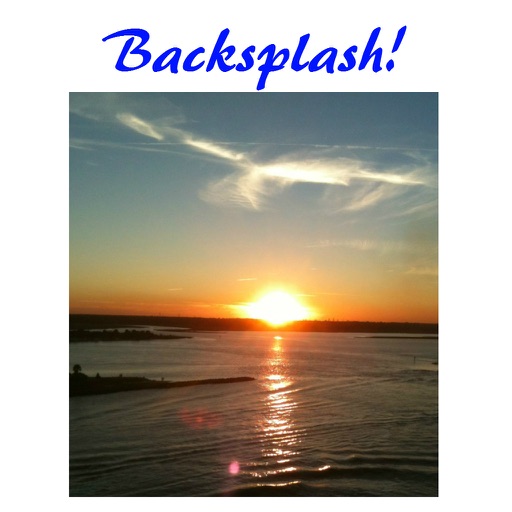 Backsplash - Overlay any photo on a white background and add your text captions