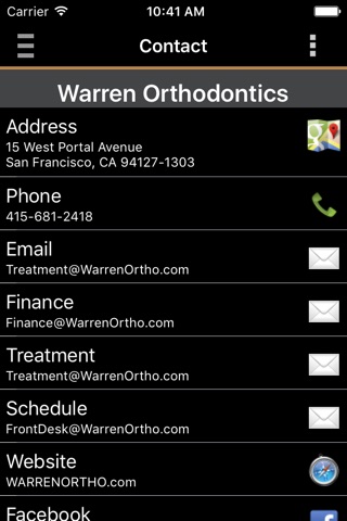Warren Orthodontics screenshot 2