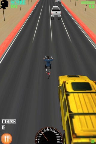 Desert Racer 3D :Crossing Traffic Motorcycles Racing Science screenshot 2