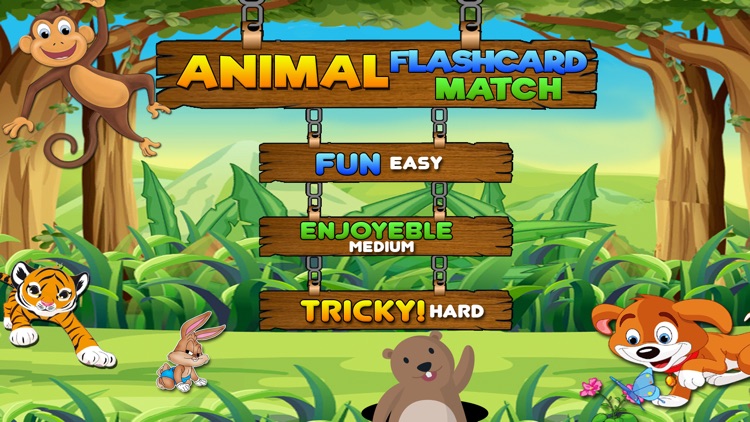 Animal Flashcard Match Puzzle Game For Toddlers by Nikunj Vaishnani