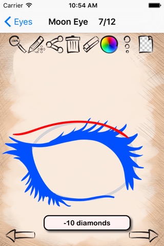 What To Draw Anime Eyes screenshot 3