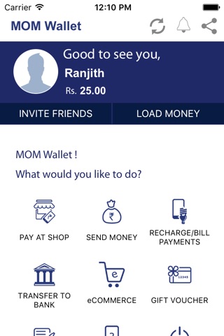MOM Wallet screenshot 2
