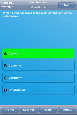 High School Biology Quiz screenshot 3
