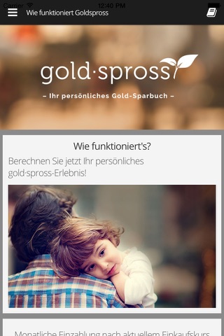 gold spross Ihr Goldsparbuch screenshot 4