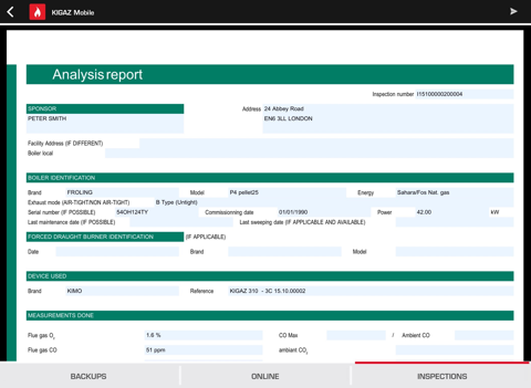 KIGAZ Mobile - náhled