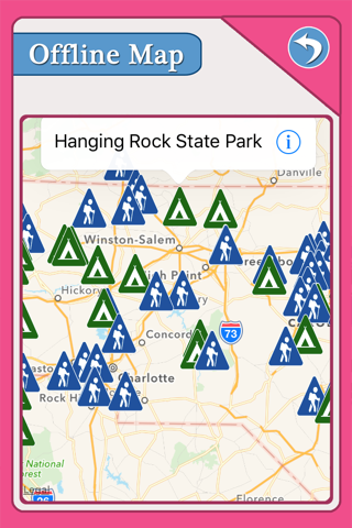 North Carolina State Campgrounds & National Parks Guide screenshot 2