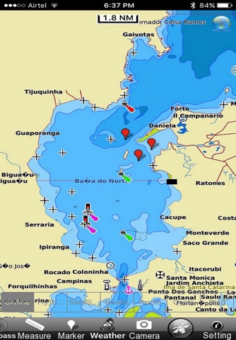 Boating Imbituba To Barra do Riacho - Brazil HD offline nautical charts for cruising fishing sailing and diving screenshot 2