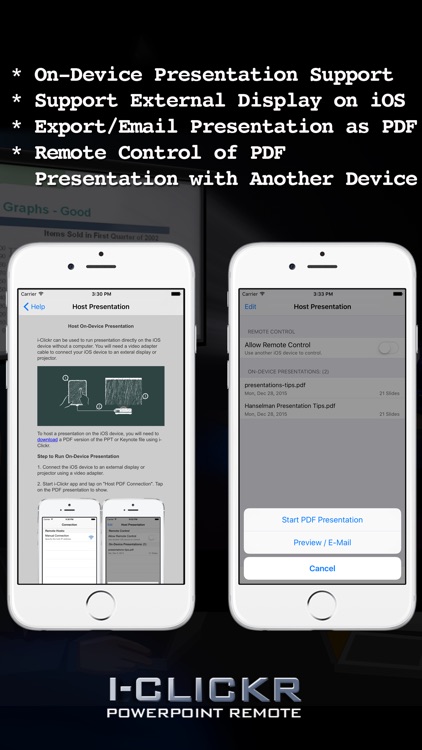 i-Clickr Remote for PowerPoint Lite screenshot-3