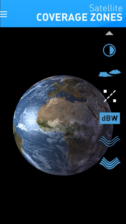 Eutelsat Satellite Coverage Zones Lite