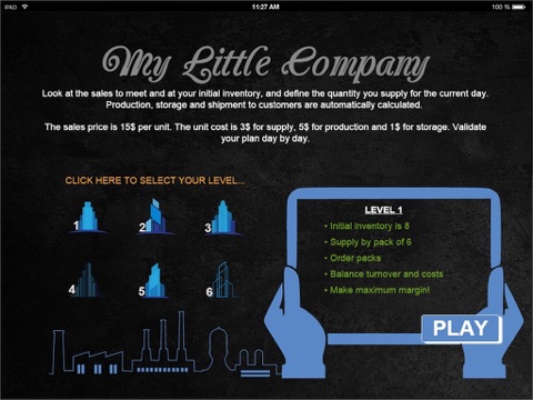 DynaSys DSCP Serious Game - My Little Company screenshot 2