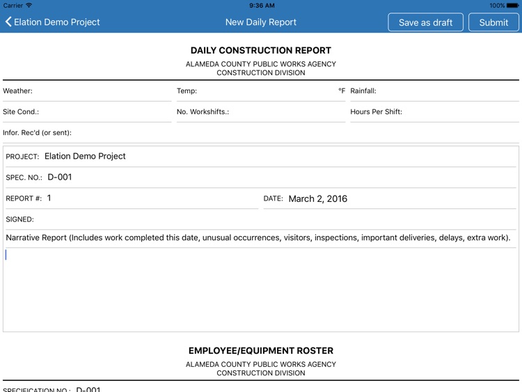 Elation Daily & Weekly Report