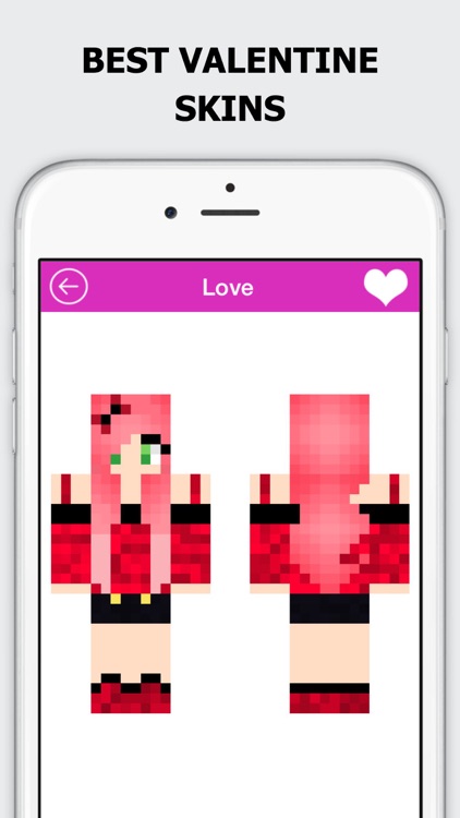 Best Valentine Skins for Minecraft PE Free