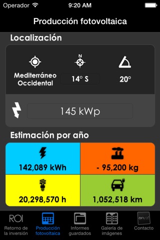 Onyx Solar Photovoltaic Estimation App screenshot 3
