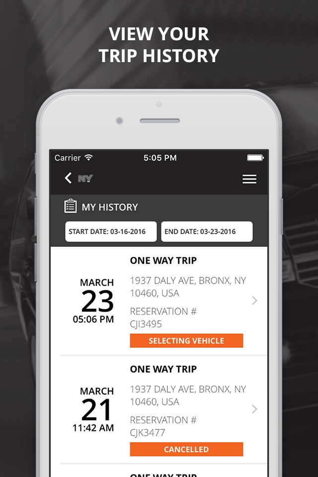 NYBlackcar Service screenshot 4