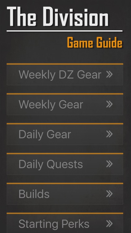 Game Guide for The Division