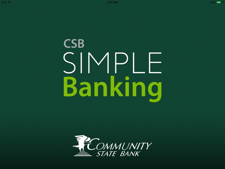 CSB Simple Banking for iPad