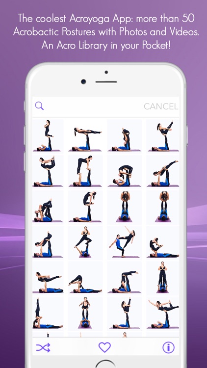 Acroyoga Guide - A visual guide with videos for acroyoga and yoga lovers.