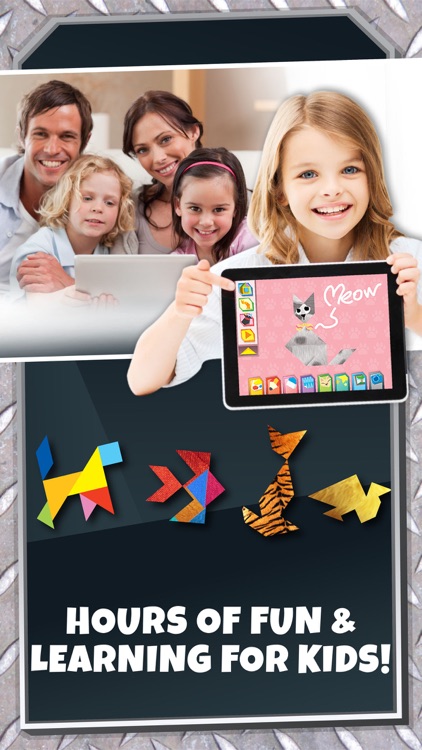 Kids Learning Puzzles: Family Handyman, Jr Tangram screenshot-4