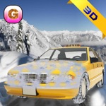 Taxi Driver Sim Hill Station 2016 – free yellow cab racing simulator in snow mountain