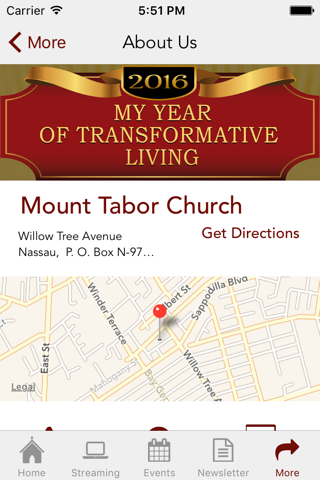 Mount Tabor Church screenshot 3