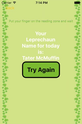 Leprechaun Name Generator Prank screenshot 2
