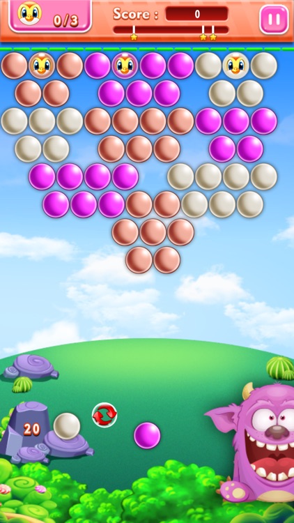 Monster Pop Bubble Shooter - Puzzle Funny Monsters Pop Up Shooting Mash