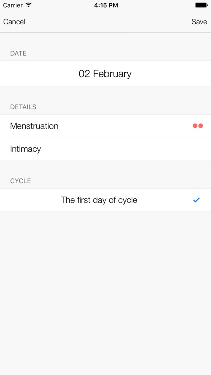 Menstrual Cycle Tracker screenshot-3