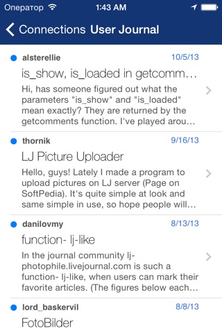 LJ Reader – LiveJournal Universal Client screenshot 2