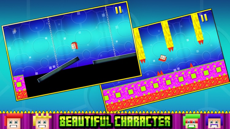 Geometry Cube Runner- Hopper dash Avoid the Red Spike screenshot-3