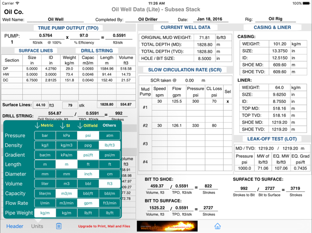 Oil Well Data Lite(圖2)-速報App