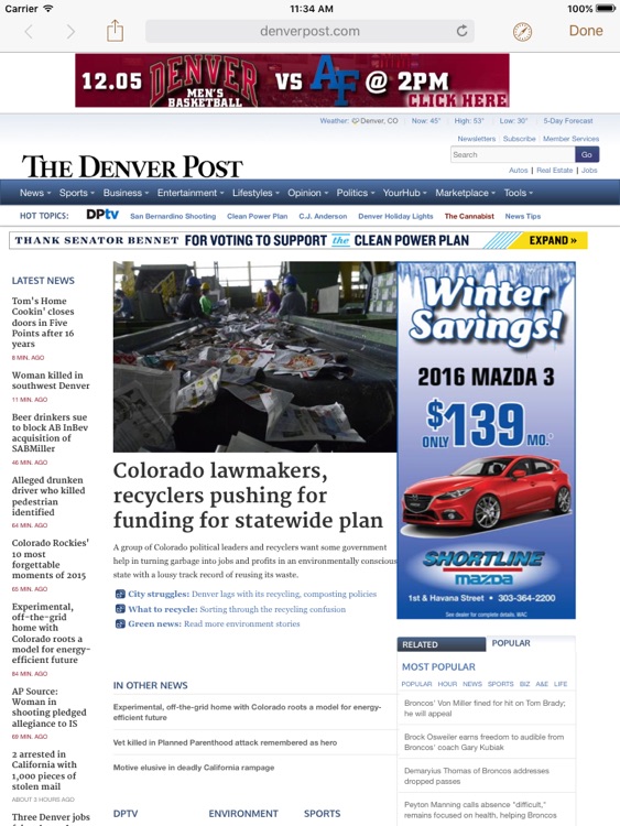 Newspapers for iPad