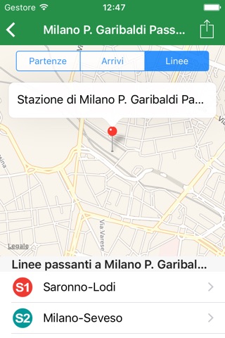 MilanoTreni - Orario treni screenshot 2