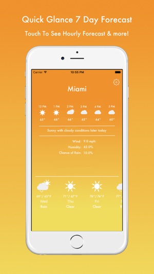 GoodWeather - Temperature Color Weather App Screenshot