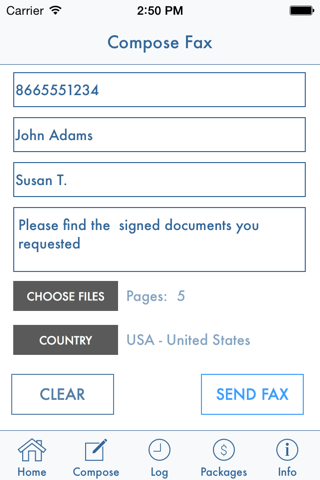 FaxDocument – send fax from iPhone screenshot 4