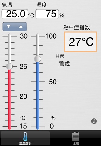 Thermal Comfort Index screenshot 2